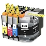 4 Pack Brother LC229 & LC225 Compatible Super High-Yield Ink Cartridges