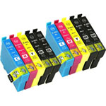 10 Pack Compatible Epson 603XL High Yield Printer Ink Cartridges