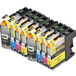 8 Pack Brother LC223 High-Yield Compatible Ink Cartridges (LC221)